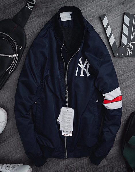 ao-khoac-thuong-hieu-NY-2 Áo Khoác Thương Hiệu NY - Xanh